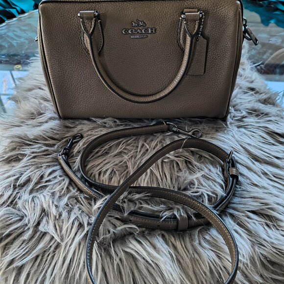 COACH Rowan Satchel - Dark Stone - Picture 4 of 6